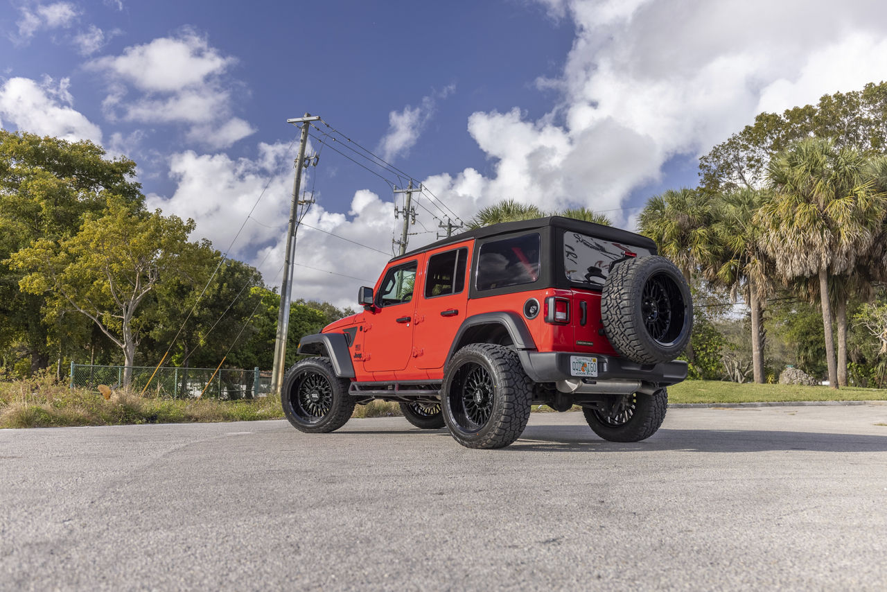 Jeep Wrangler Moto Metal Stinger Black Moto Metal